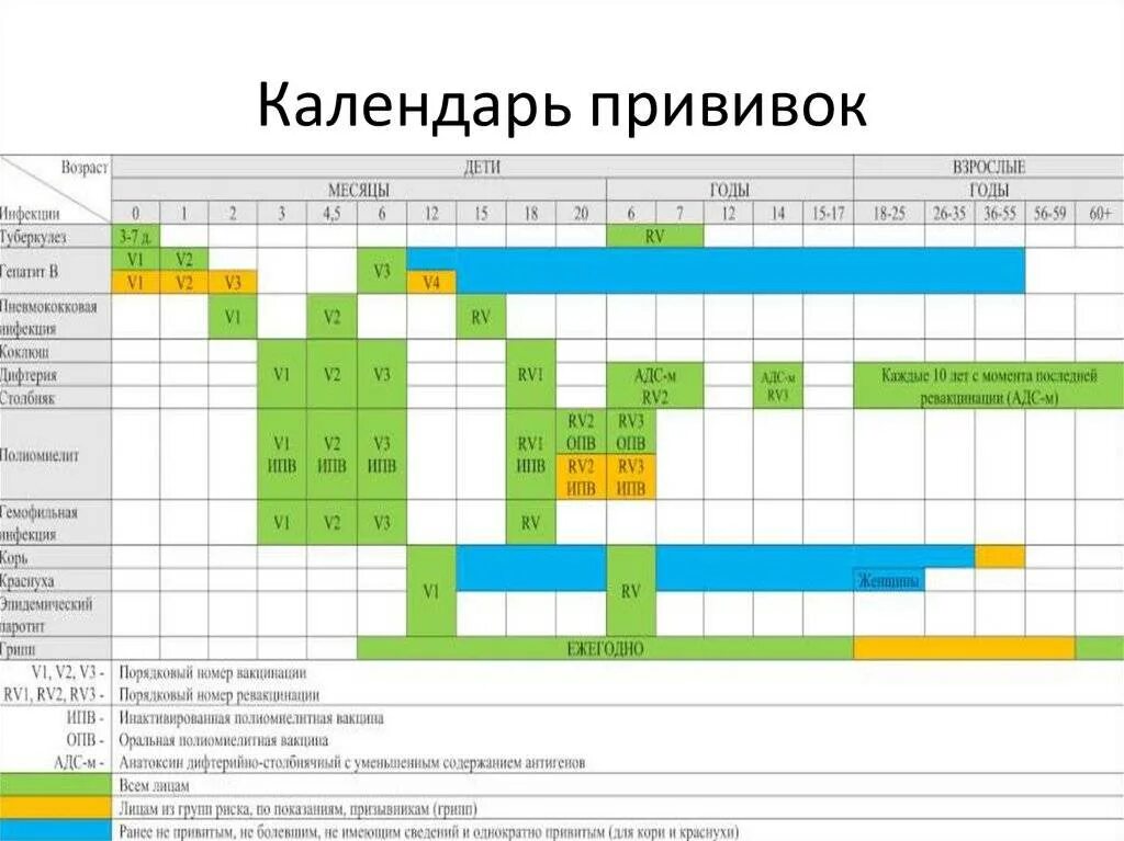 Какие прививки делают в 10 лет. Какие прививки делают в 10 лет