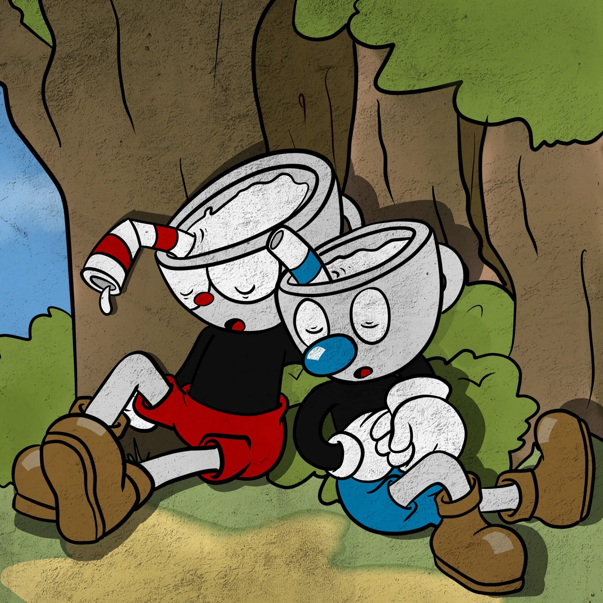 Cuphead 18. Капхэд и Магмэн. Вернер Верман капхед. Капхэд 18. Капхед и Магмен.