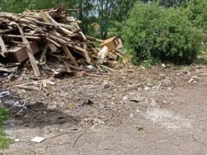 Ликвидировали свалку