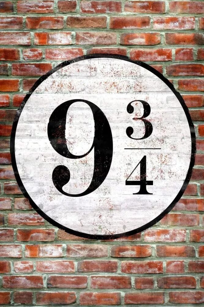 9. 4 3. Платформа 9 3/4. 9. 4 3.