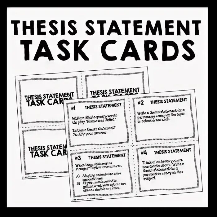Practice statement. Thesis statement activities.