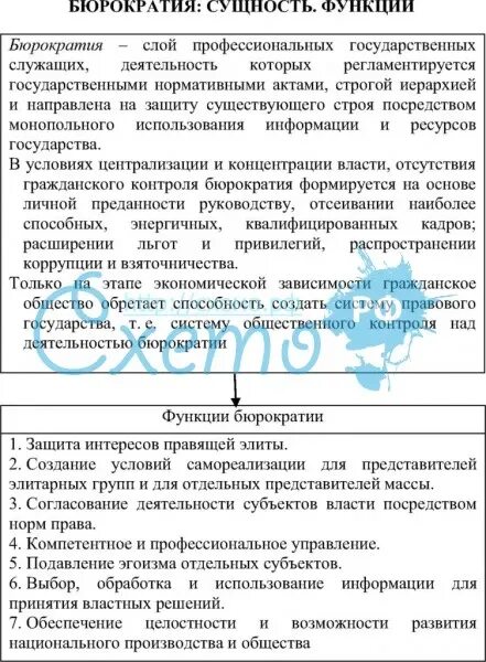 Власть карикатура. Несостоятельность государства. Формы бюрократии. Контроль над бюрократией. Механизмы общественного контроля.