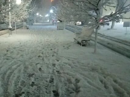 Снег в анапе