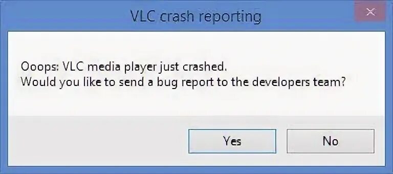 Just crashed