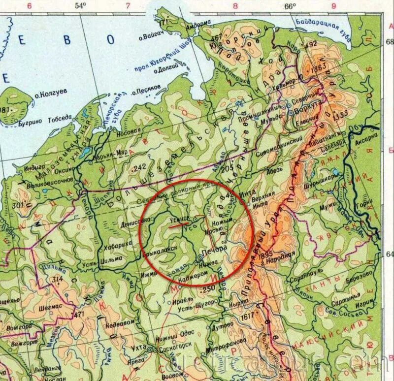 Гора Пай Хой. Уральские горы Приполярный Урал карта. Северный Урал Полярный Урал карта. Полярный Урал и хребет Пай-Хой. Откуда начинается урал и где заканчивается