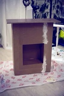 Камины из коробки фото