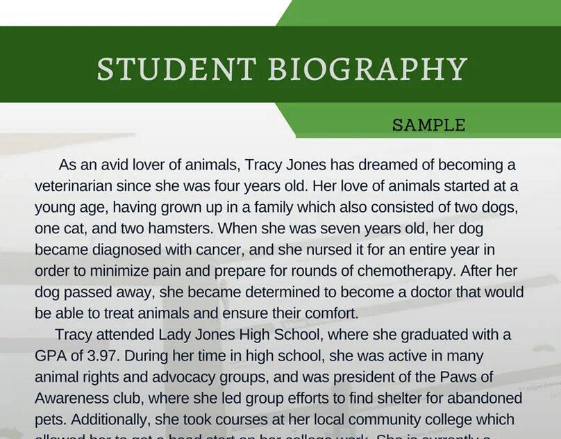 Student sample