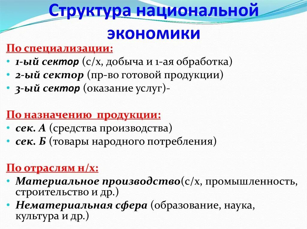 Суть национальные хозяйства. Структура национальной экономики. Структура экономики. Виды структур национальной экономики. Экономическая структура национальной экономики.