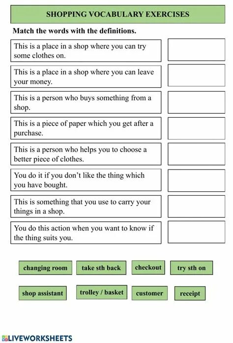 English a2 exercises. Vocabulary exercises. vocabulary exercises ответы. shopping vocabulary a2. vocabulary предложения.