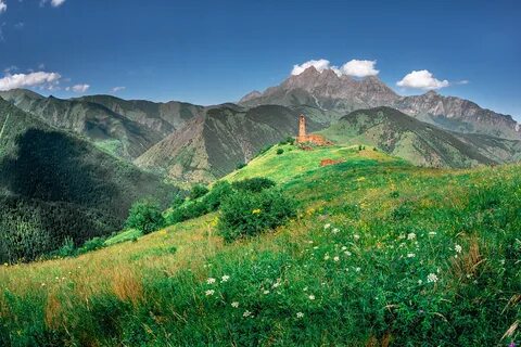Кавказские горы область