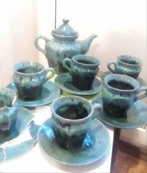 Кофейный сервиз керамика. Гжельский экспериментальный керамический завод мгохф рсфср. Сахарница гжель керамика ссср. Майолика речицы кружка с крышкой лодка гжельский экспериментальный. Гжельский экспериментальный завод.