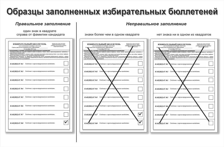 Порядок заполнения бюллетеней для голосования на выборах. Порядок заполнения избирательного бюллетеня. Образец заполнения бюллетеней на выборах. Образец заполнения избирательного бюллетеня на выборах. Виды защиты избирательного бюллетеня