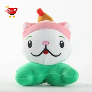 Плюшевые игрушки Plants vs Zombies 20 см в горошек Гатлинга.Приблизительная...