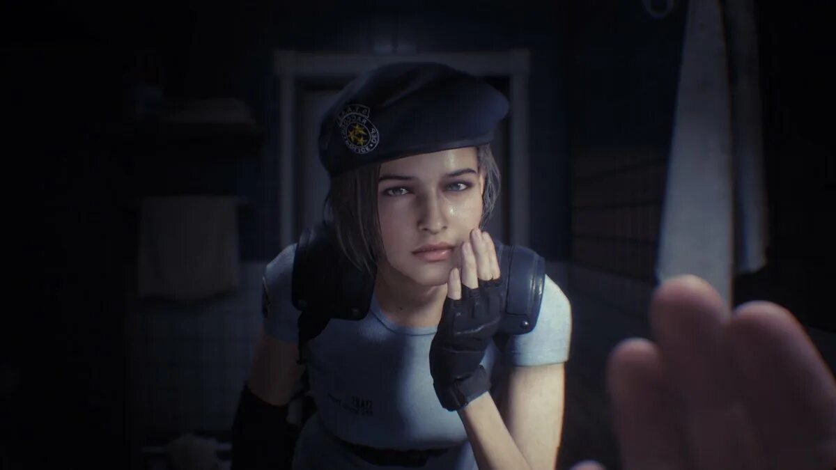 Jill s a far. Саша Зотова Resident Evil 3. Саша Зотова Джилл Валентайн. Resident Evil 3 Джилл актриса.