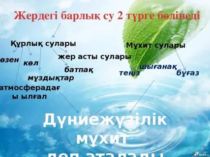 Қанша су бар