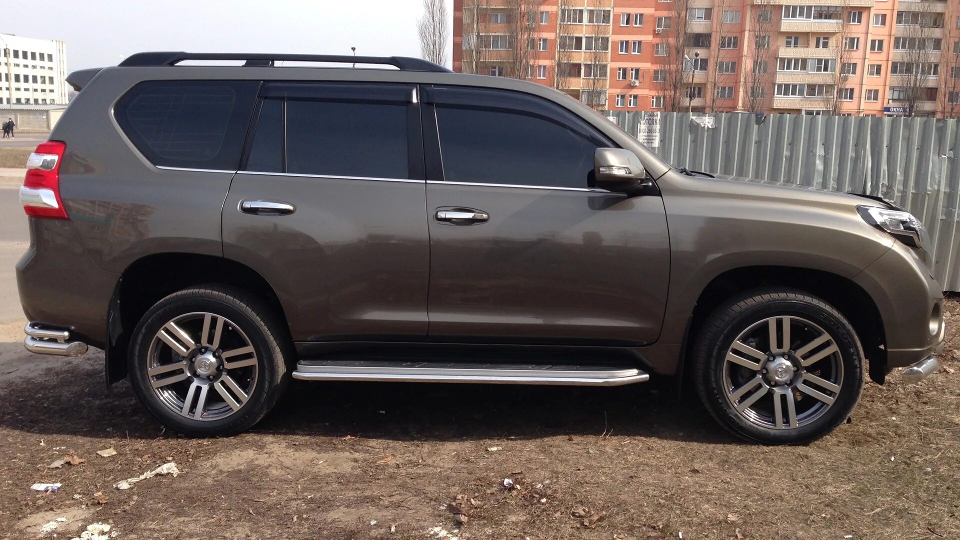 Наглядная разница 18 диска и 20 на Прадо 150 - Toyota Land Cruiser Prado 150-ser