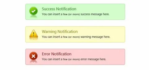 Warning message