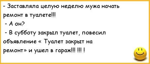 Неделю без мужа. Анекдоты про сортир. Анекдот про унитаз. Анекдоты про туалет. Анекдот про мужа в туалете.