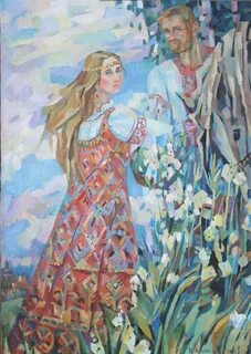 Картина русский мотив