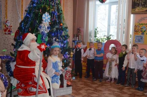 Праздники новый год в садах