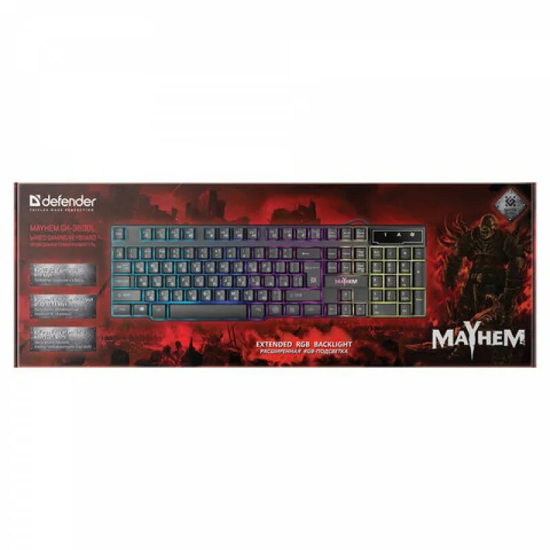 Игровая клавиатура для компьютера defender. Клавиатура defender gk-360dl mayhem, rgb подсветка, 19 anti-ghost, usb, игровая. клавиатура defender mayhem gk-360dl. игровая клавиатура defender mayhem gk-360dl ru,rgb подсветка 19 anti-ghost. defender mayhem gk-360dl black usb.