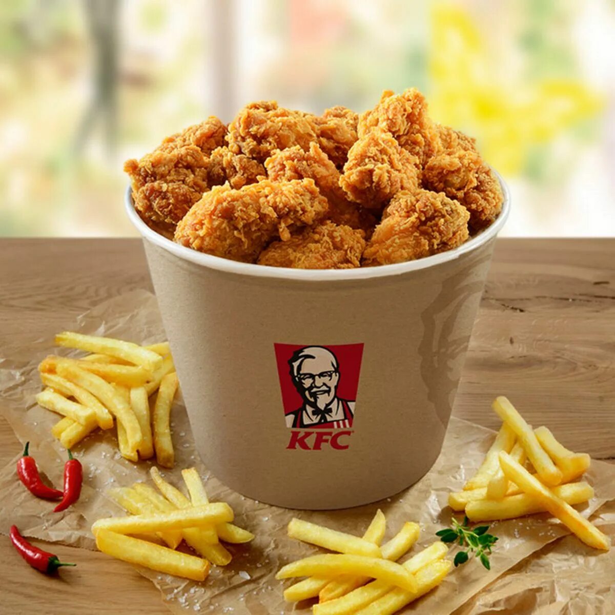 KFC Чикен наггетсы.