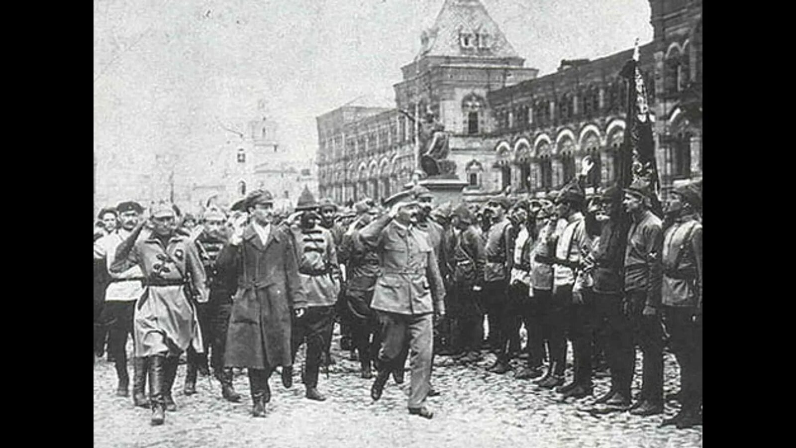 Гражданская революция 1918. Троцкий парад на красной площади 1918. Троцкий 1917. Троцкий РККА. Троцкий революция.