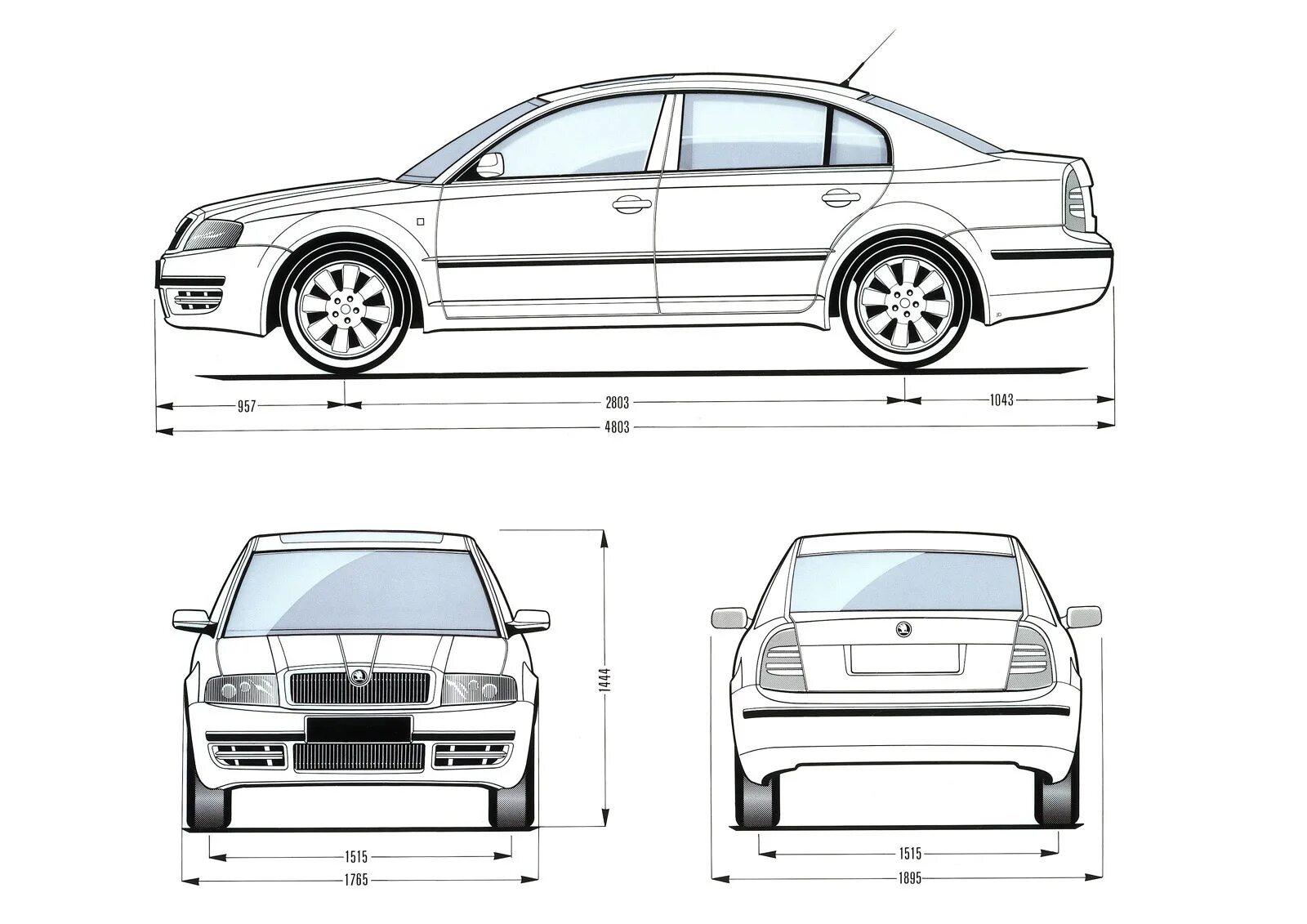 Octavia габаритные размеры. Шкода Суперб 1 габариты. Шкода Суперб 2007 габариты. Skoda Superb длина кузова. Габариты Шкода Суперб 1 поколения.