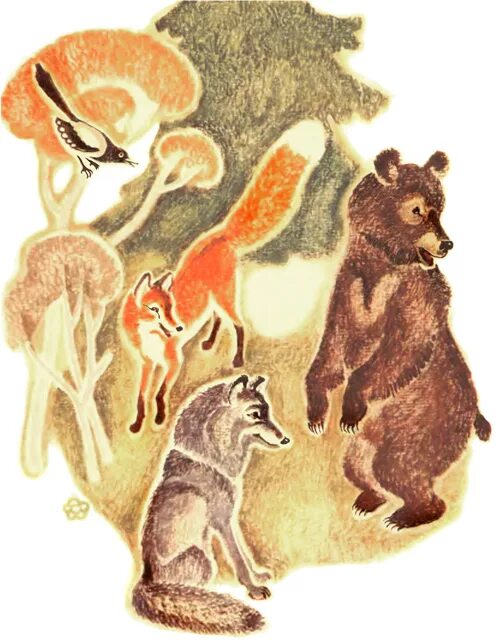 Хвосты. Русская народная сказка хвосты с иллюстрациями. Хвосты. Герои сказки хвосты. Рнс хвосты иллюстрации.