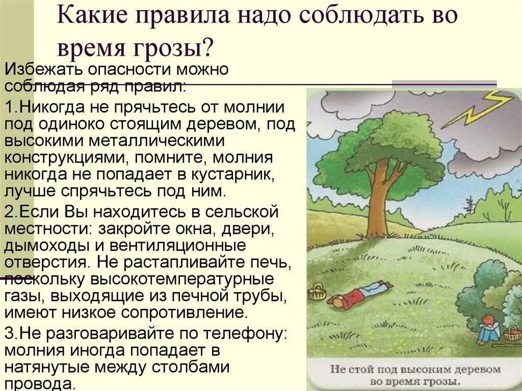 Укрыться от молнии