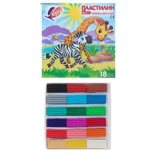 Пластилин 18 цветов