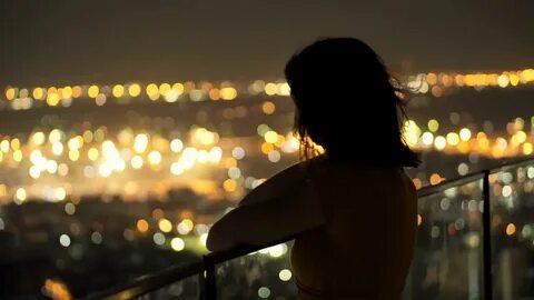She in the evening