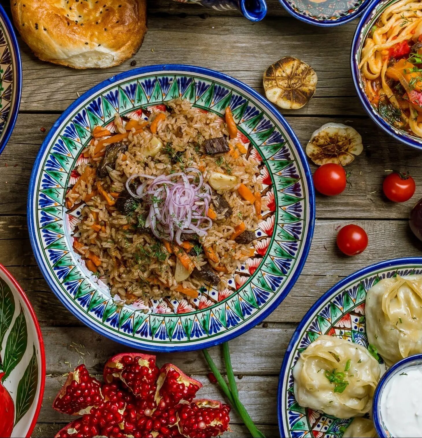 Узбекская кухня карта