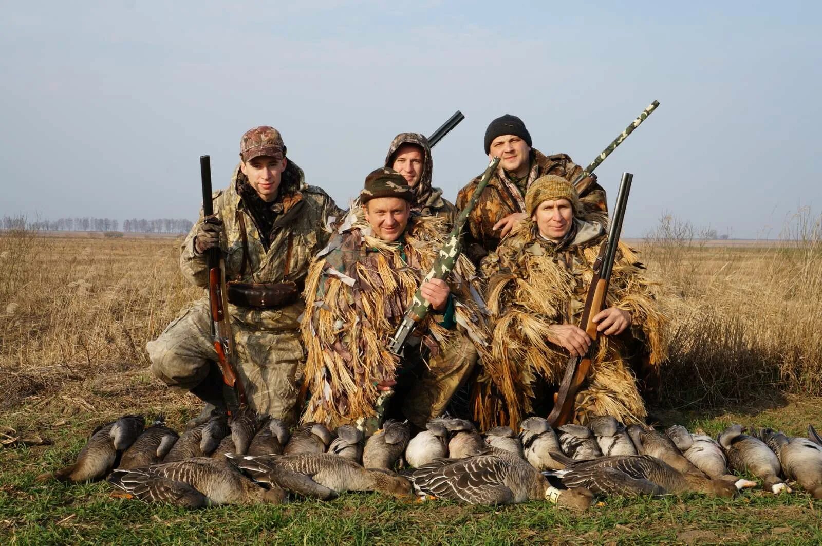 Охота на гуся в Белоруссии. Территории охоты в Беларуси. Первая группа охотники