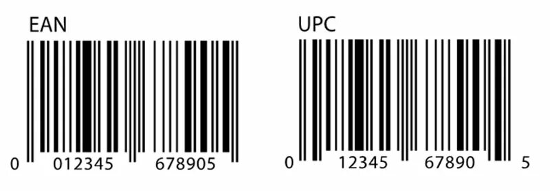 Штрих код вывод. Штрих код ЕАН 13. UPC (Universal product code) штрих-код. Штрих код европейской системы EAN. Американская система штрихового кодирования UPC.