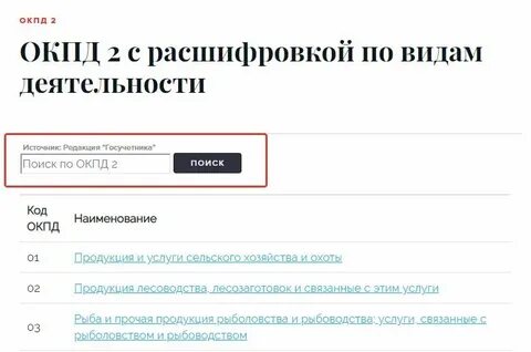 Окпд 2 сальник для автомобиля