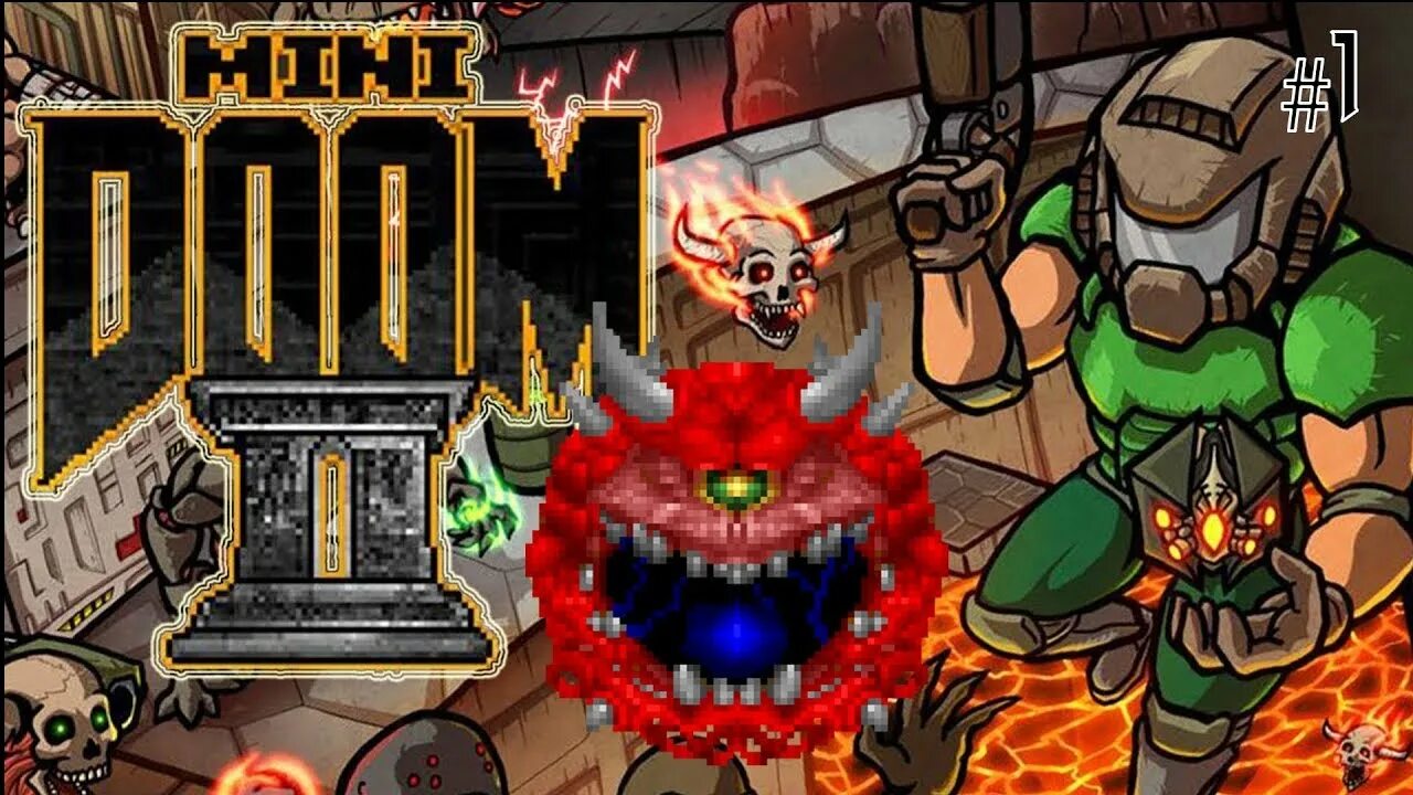Дум д. Mini doom 2. mini doom 1. мини дум 2 minidoom2 монстры.
