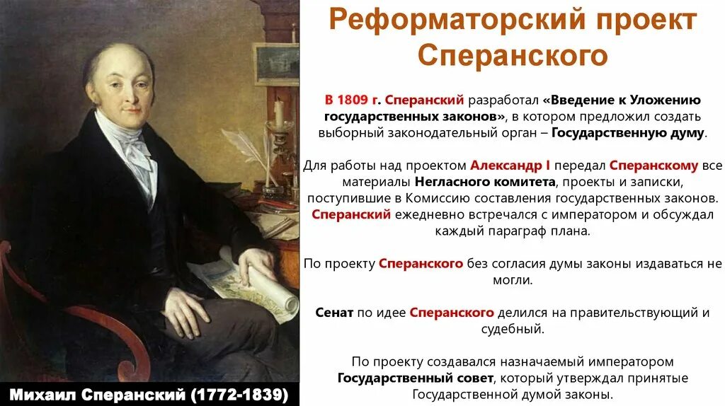 Введение к уложению государственных законов 1809 м.м.Сперанского. Проект политической реформы Сперанского 1809. Сперанский – «Введение к уложению государственных законов» 1809 г.. Проект Конституции Сперанского 1809.