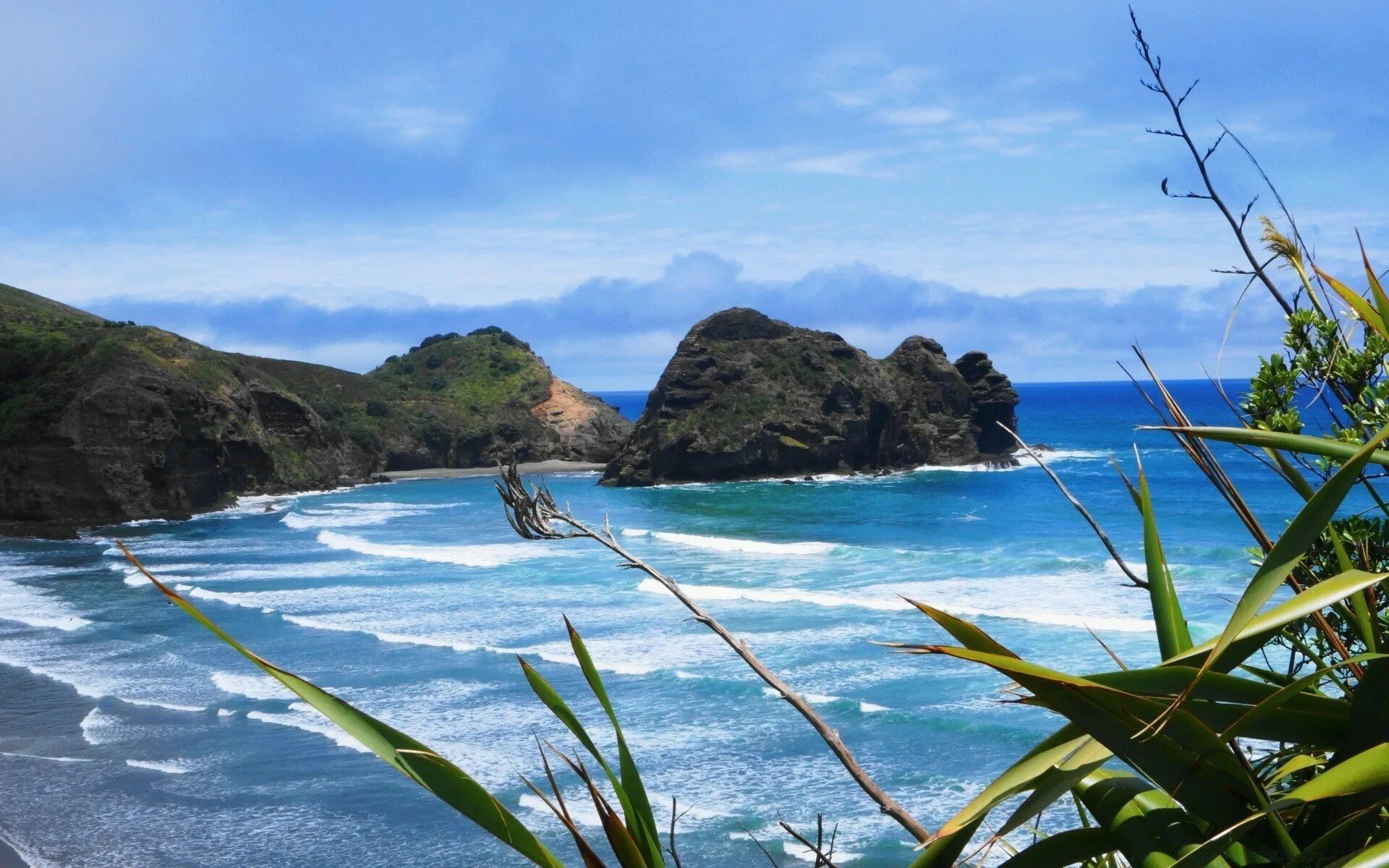 Остров Кауаи, Гавайские острова. Пляж Пиха новая Зеландия. Азорские острова. Гавайи Тихоокеанское побережье. Экран island