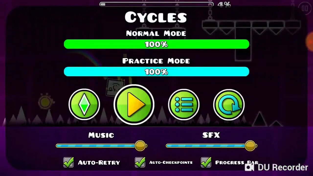 Уровень geometry dash lite. Геометрии Даш Cycles. Тайм машин геометрии Даш. Тайм машин геометрии Даш 100. Geometry Dash Cycles 100%.