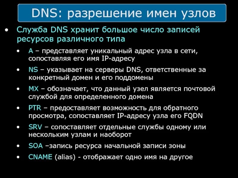 Типы ресурсных записей dns. Типы записей dns. dns для разрешения имен. ресурсная запись dns.