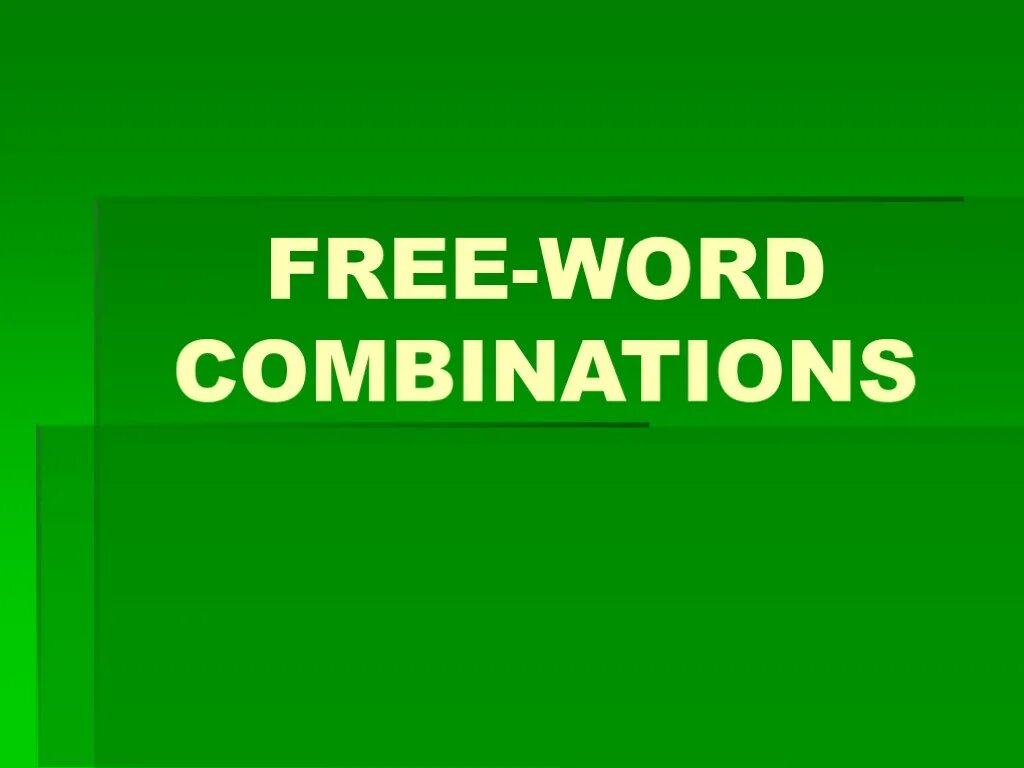 Word combinations. Word combination презентация.