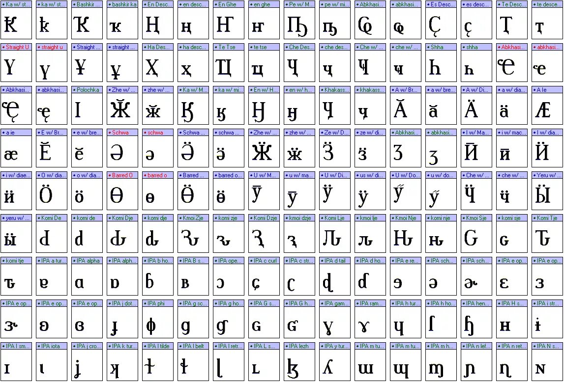 Utf fonts