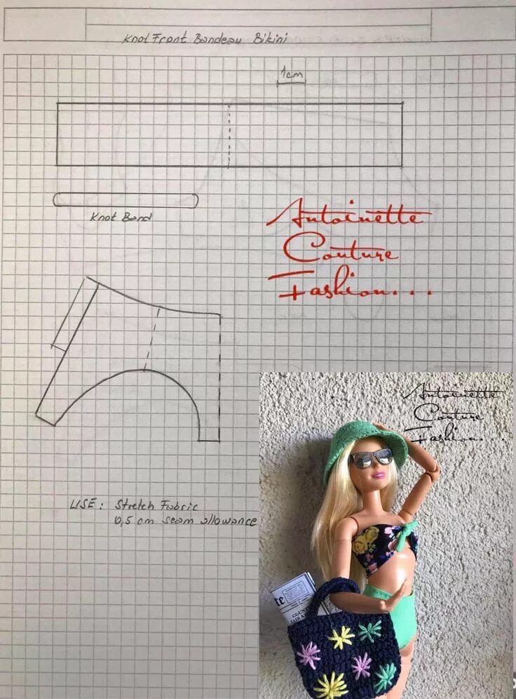 Выкройка одежда барби по клеточкам Fashion Dolls Couture Unlimited Barbie doll clothing patterns, Sewing barbie c