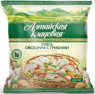 Замороженные овощи и грибы