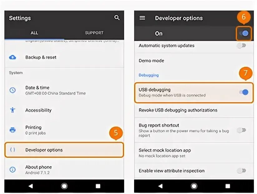 Как включить usb debugging. Как включить режим разработчика windows phone 8.1.