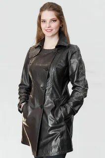 Кожаный френч