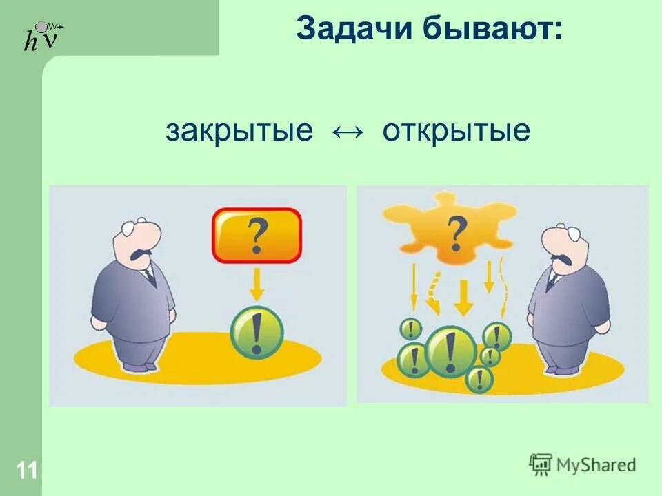 Вступительный доклад. Открытые и закрытые задачи. Открытая задача. Открытая и закрытая задача. Открытые и закрытые задачи.
