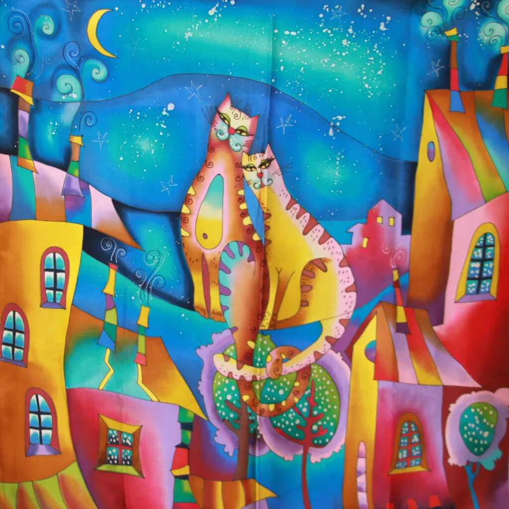 Золотая рыбка батик. Батик работы. Холодный батик техника. Батик работы. Батик холодный батик горячий батик.