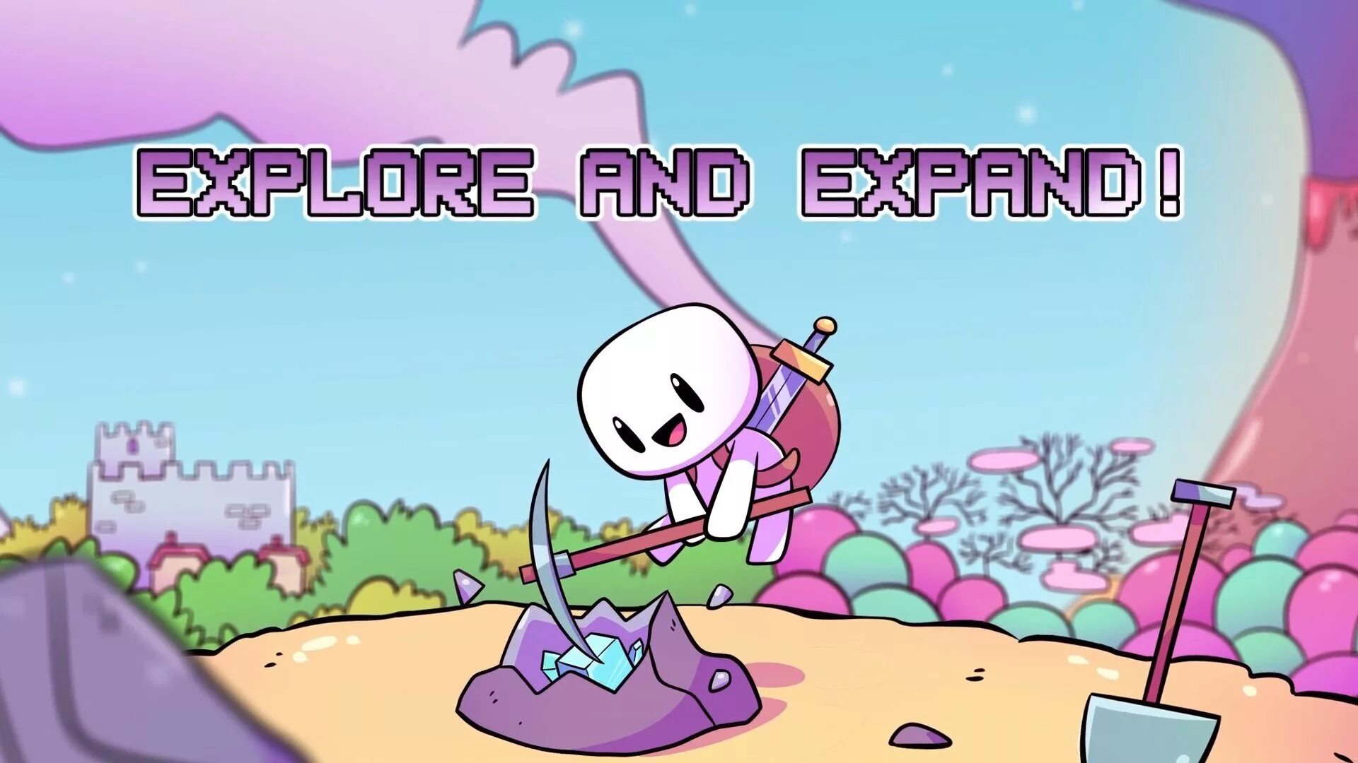 Forager video game. Forager обои. картинки игры forager. forager #1. forager обои на пк.